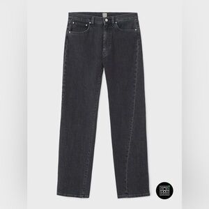 Toteme Women’s Straight Jeans in Washed Black